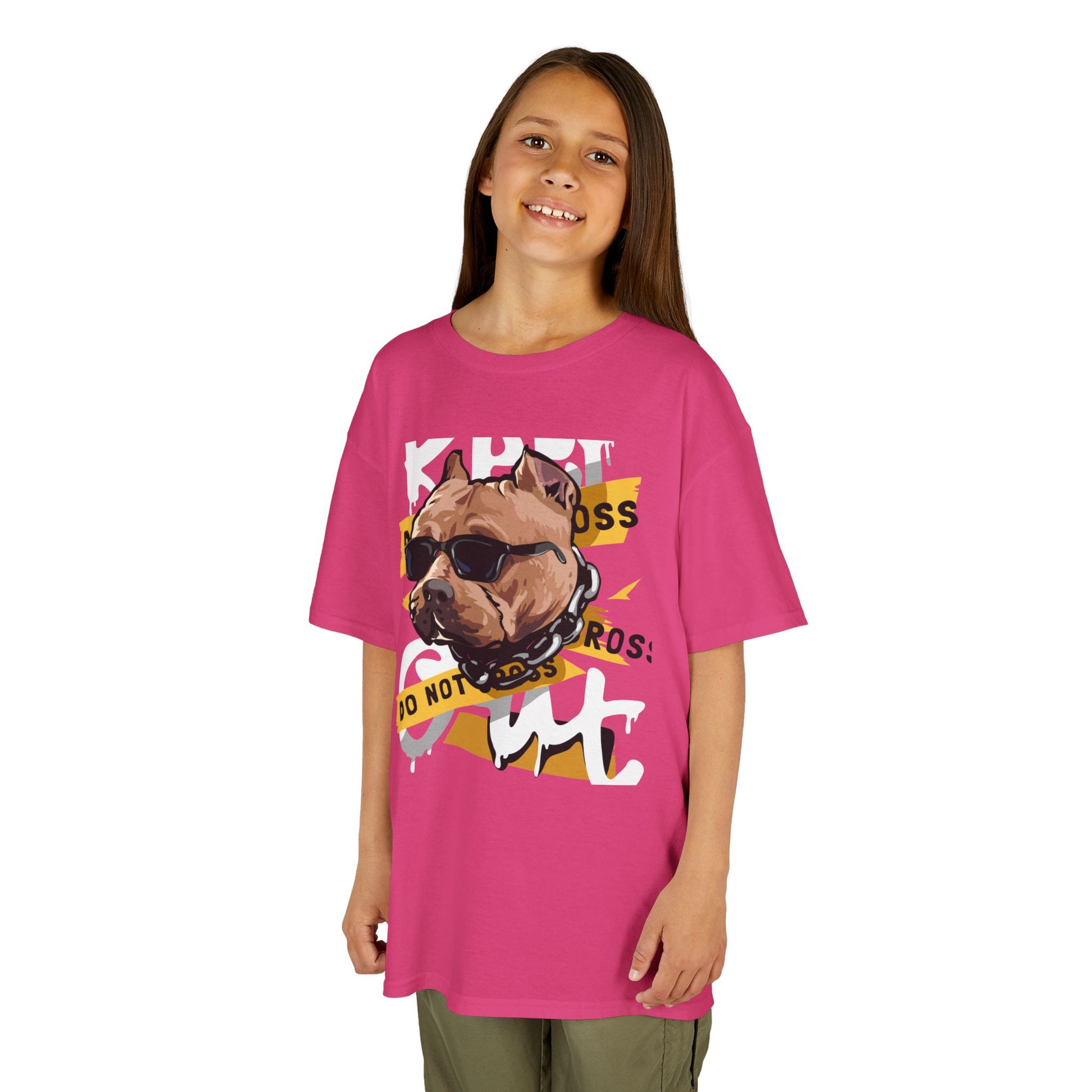 Cool Dog Graphic Kids Tee, Kids T-Shirt, Dog Lover Gift, Funny Animal Shirt, Birthday Gift, Casual Wear