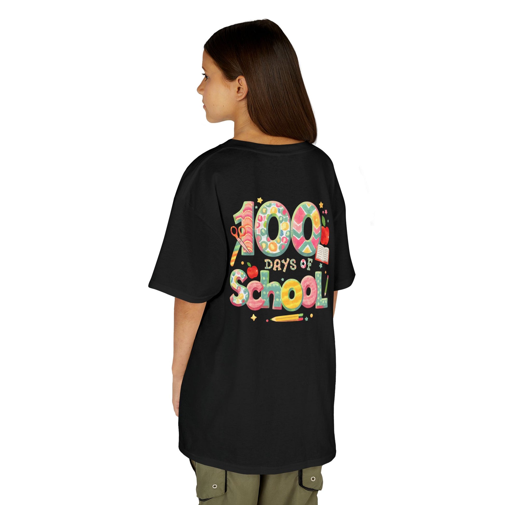 Kids School Celebration Tee - 100 Days of School, Class Shirt, Back to School Outfit, Fun Teacher Gift, Kids Education Apparel