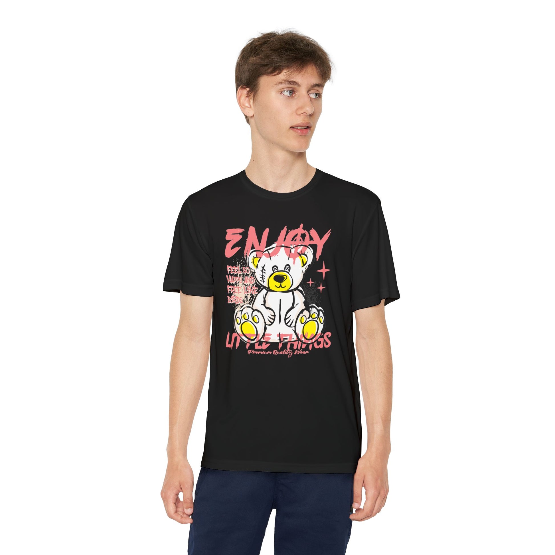 Youth Graphic Tee - 'Energy' Bear Design | Fun, Trendy T-Shirt for Kids, Birthday Gift, Everyday Wear, Cool Summer Style