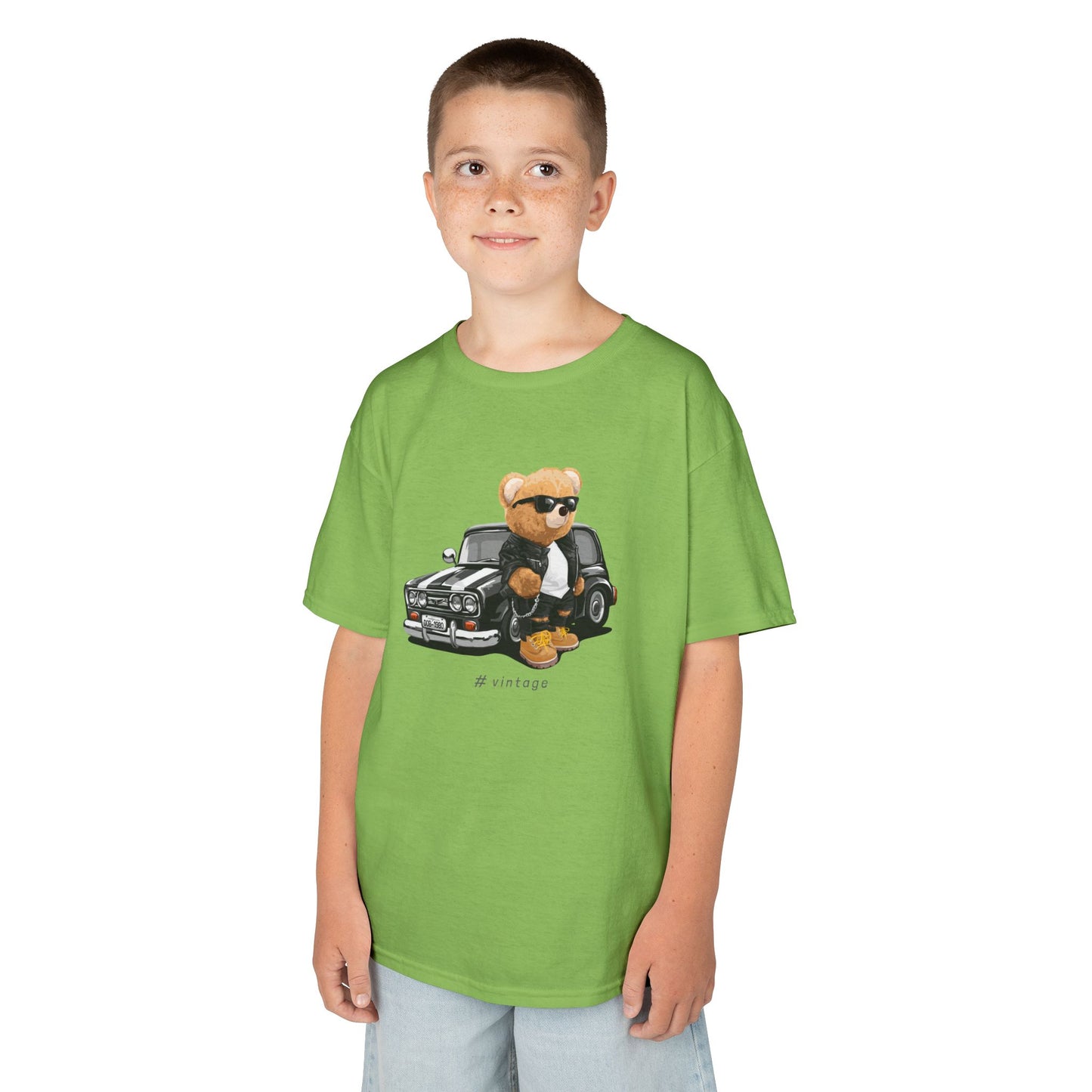 Cool Bear Kid's Tee, Funky Kids Shirt, Fun Summer Tee, Toddler Fashion, Gift for Kids Birthday