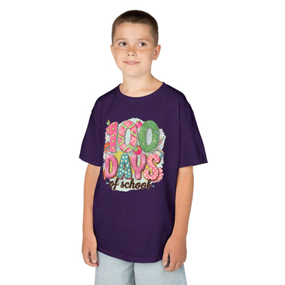 Kids 100 Days of School Tee, Fun t-shirt for kids, Milestone celebration shirt, Perfect for school events, Unique kids' apparel