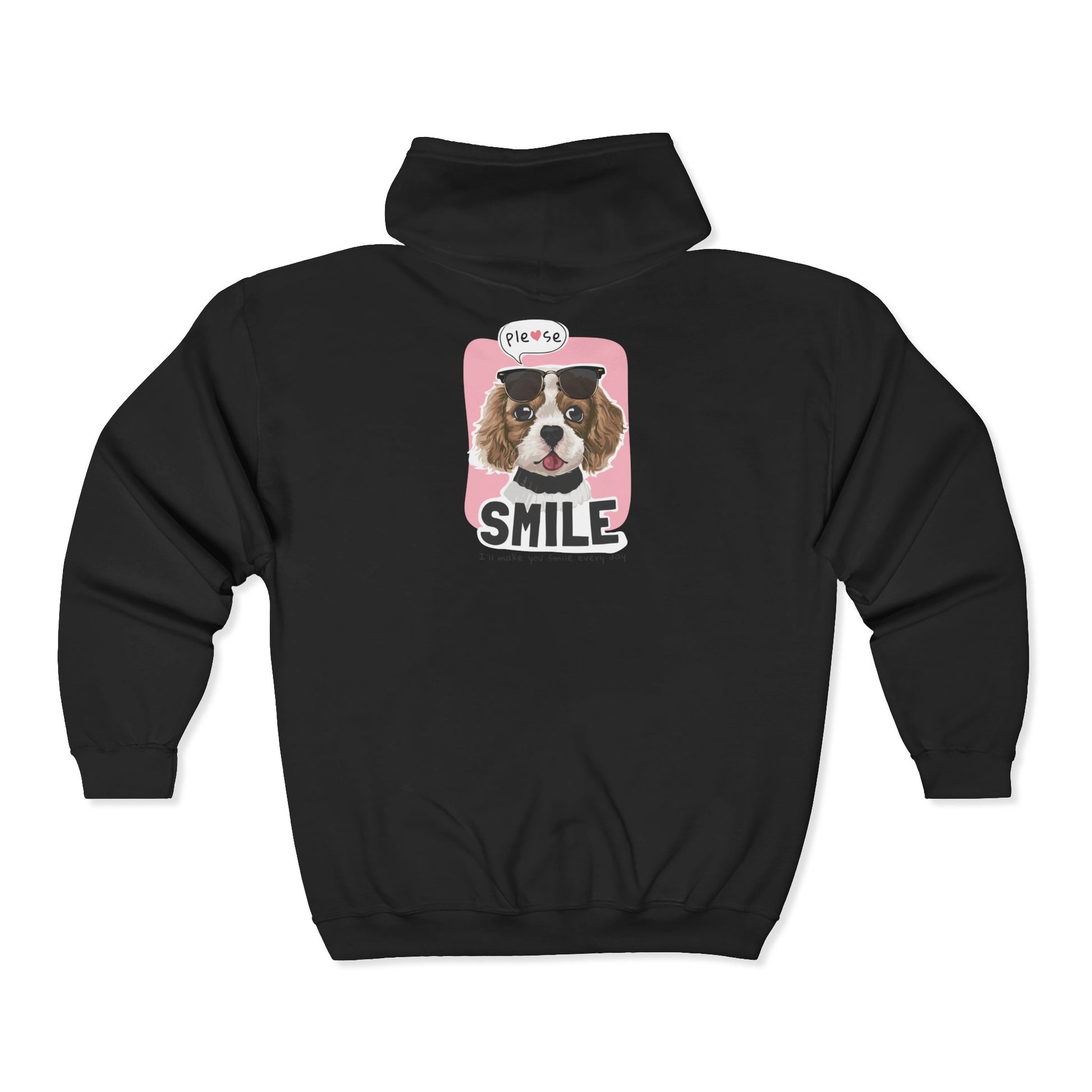 Cavalier King Charles Spaniel Sunglasses Zip Hoodie