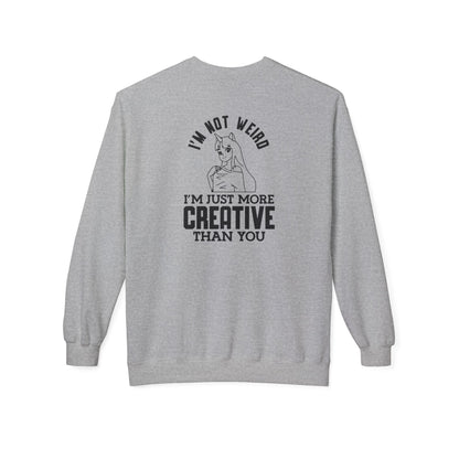 Creative & Unique Sweatshirt for Artists, Perfect Gift for Creatives, Quirky Quote Crewneck