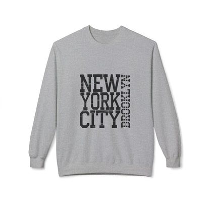 New York City Graphic Sweatshirt - Cozy Unisex Crewneck, Streetwear Style, Gift for NYC Lovers, Casual Wear, Travel Souvenir Sport Grey