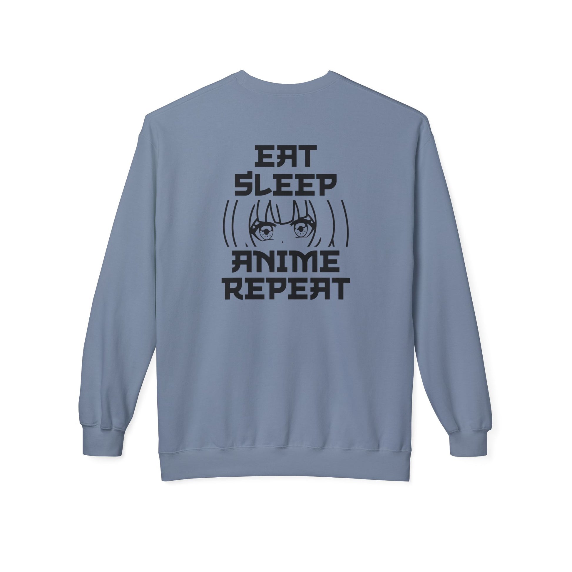 Anime Fan Crewneck Sweatshirt, Cozy Fleece, Gift for Anime Lovers, Casual Wear, Funny Sweatshirt