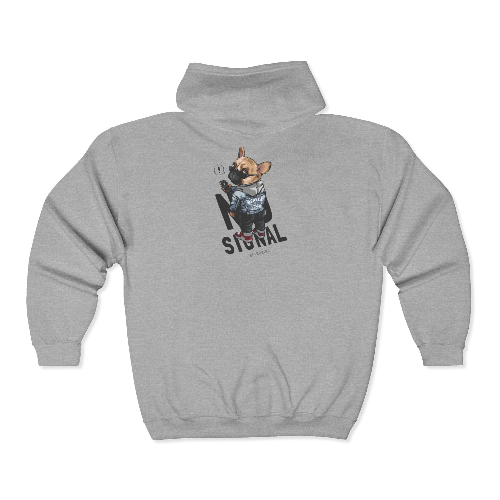 Cool Dog Design Full Zip Hoodie, Pet Lover Hoodie, Unisex Sweatshirt, Gift for Dog Owners, Animal Lover Apparel, Cozy Jacket