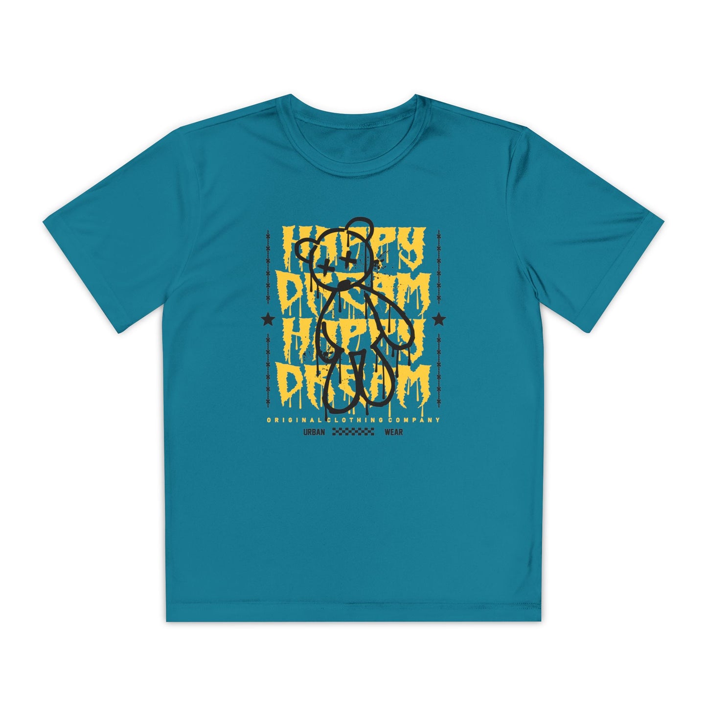 Youth Motivational Tee - Perfect for Competitions, Sportswear, Gift for Young Athletes, Training, Team Events Tropic Blue