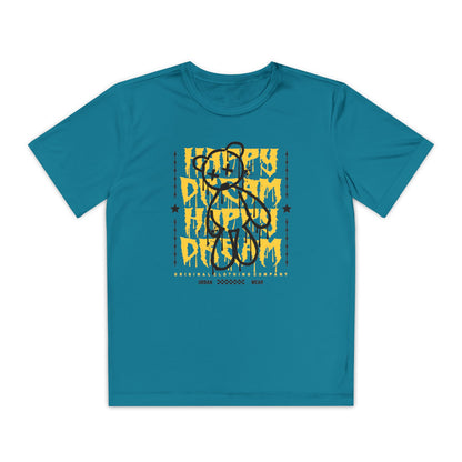 Youth Motivational Tee - Perfect for Competitions, Sportswear, Gift for Young Athletes, Training, Team Events Tropic Blue