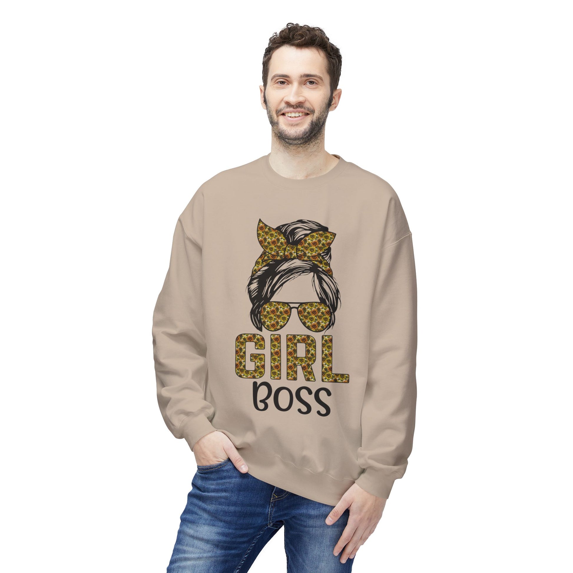 Empowerment Crewneck Sweatshirt, Girl Boss Sweatshirt, Women's Fashion, Cozy Style, Motivational Gift, Casual Wear