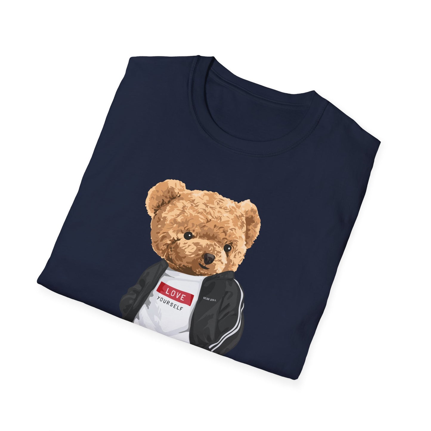 Casual Graphic Tee: Trendy Bear Design, Fun Unisex T-Shirt, Perfect for Gifts, Casual Wear, Everyday Style