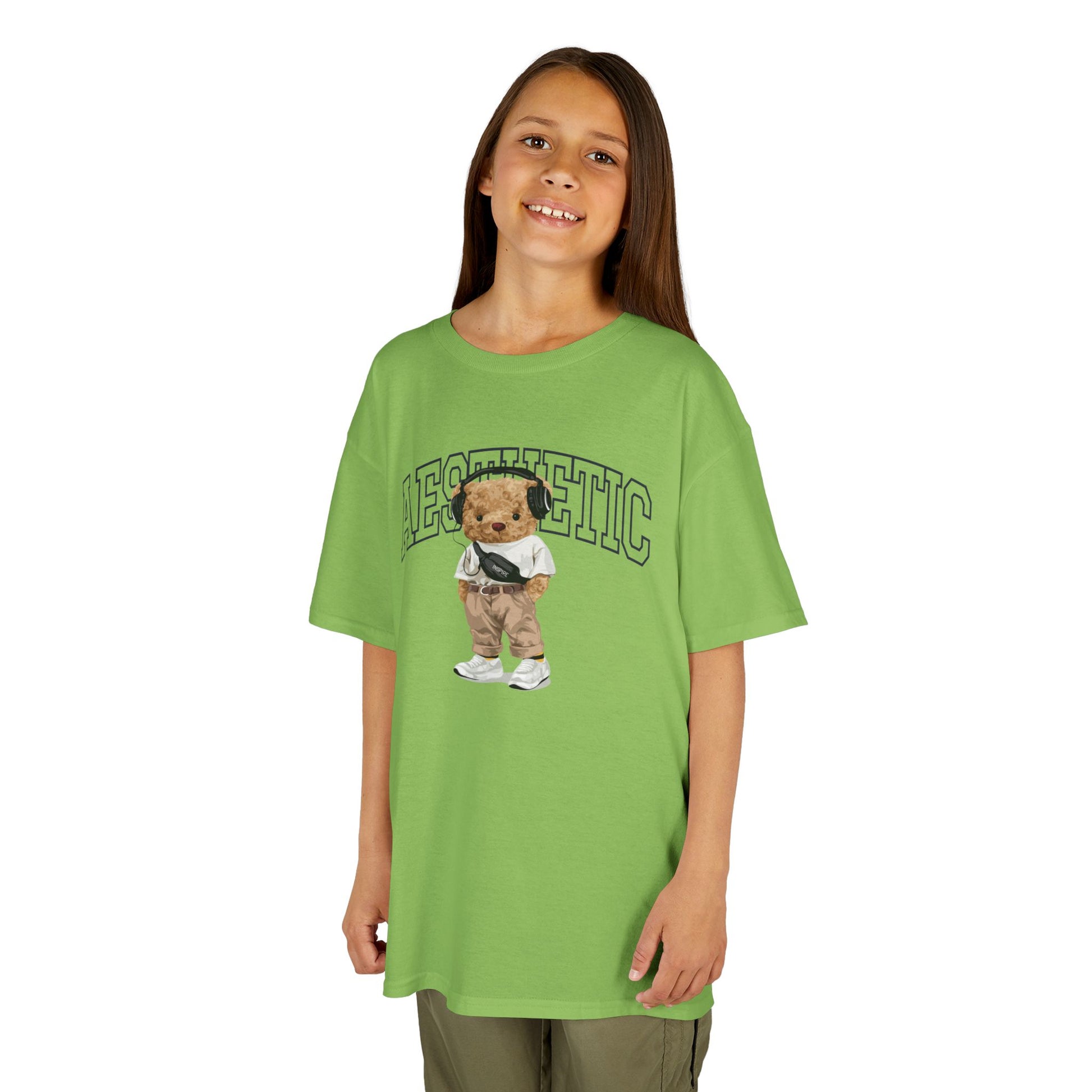 Aesthetic Kids Tee, Trendy Kid's Shirt, Cute Cotton Tee, Stylish Youth Apparel, Perfect Gift for Young Fashionistas