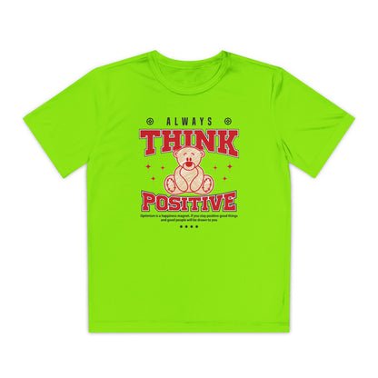 Youth Motivational Tee, Positive Thinking Shirt for Kids, Inspirational Youth Apparel, Birthday Gift, Daily Wear, Cheerful Style Lime Shock
