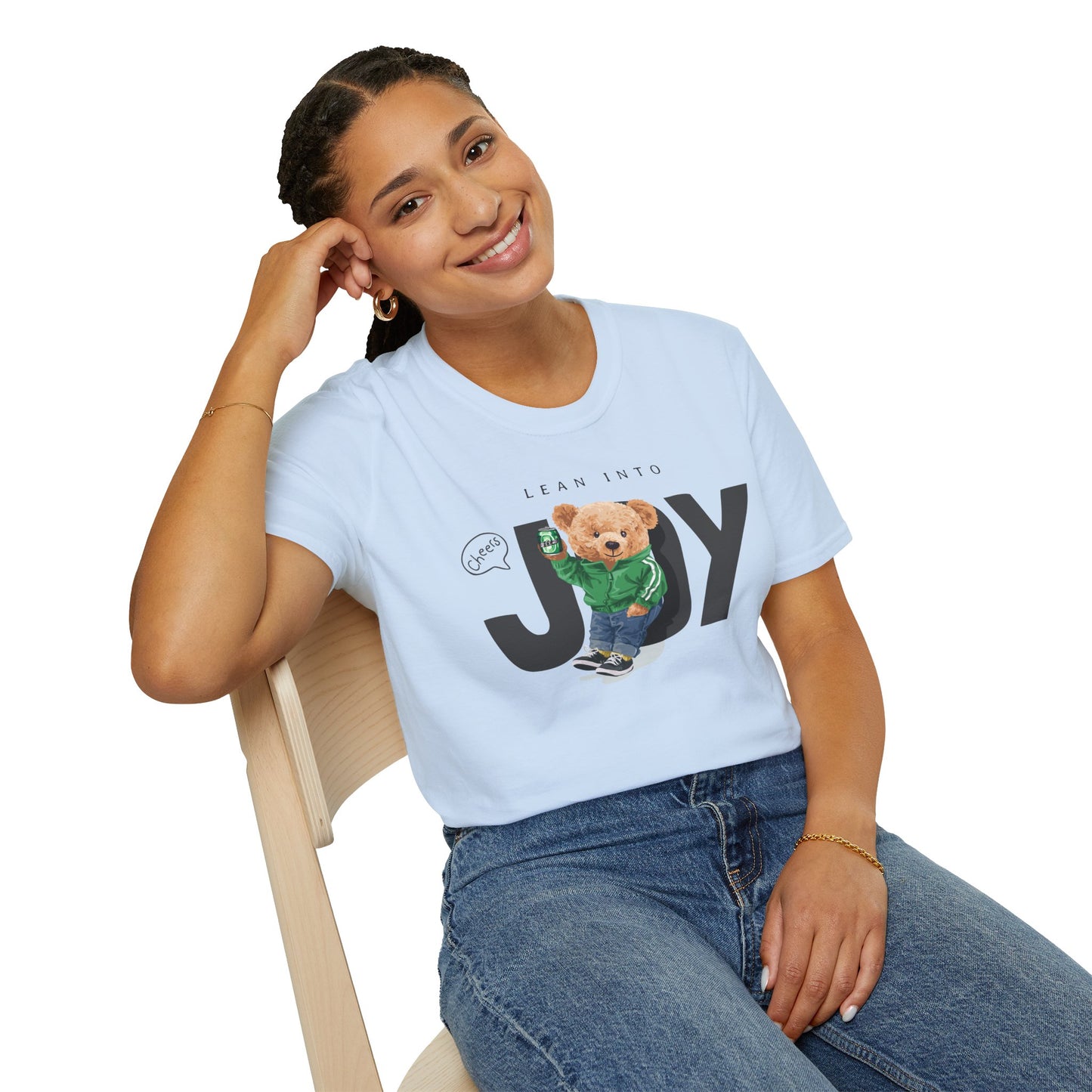 Joyful Animal Graphic T-Shirt, Unisex Tee, Cute Gift for Animal Lovers, Birthday Present, Casual Wear, Everyday Comfort