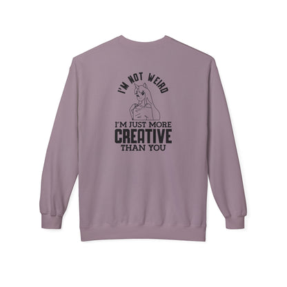 Creative & Unique Sweatshirt for Artists, Perfect Gift for Creatives, Quirky Quote Crewneck