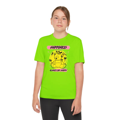 Youth Happiness Tee | Always Be Happy Shirt, Trendy Kids T-Shirt, Fun Graphic Tee, Positive Vibes Attire, Birthday Gift for Kids