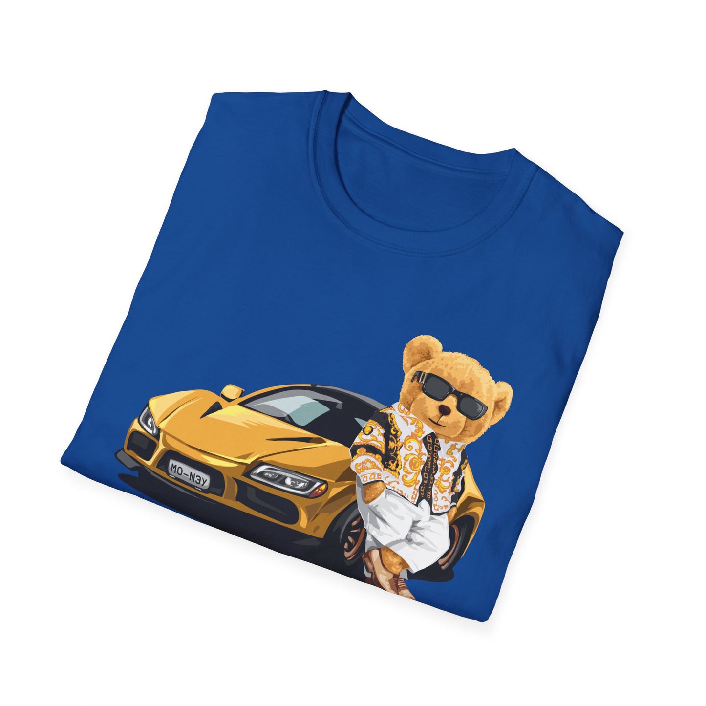 Luxury Lifestyle Bear T-Shirt, Vintage Car Tee, Unisex Graphic Shirt, Cool Fashion Apparel, Gift for Car Enthusiasts