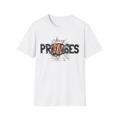 Empowering Unisex T-Shirt - Progress Design, Motivational Fashion, Gift for Achievers, Casual Wear, Fitness Apparel White