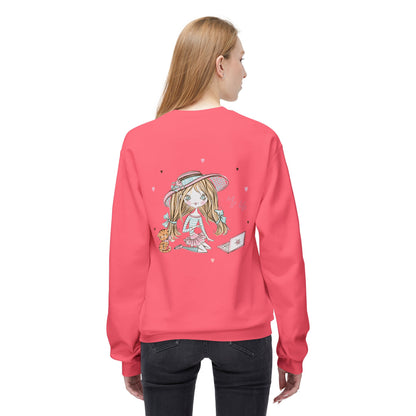 Cute Illustrated Crewneck Sweatshirt, Cozy Everyday Wear, Gift for Her, Fun Fashion, Casual Outfit, Birthday Present