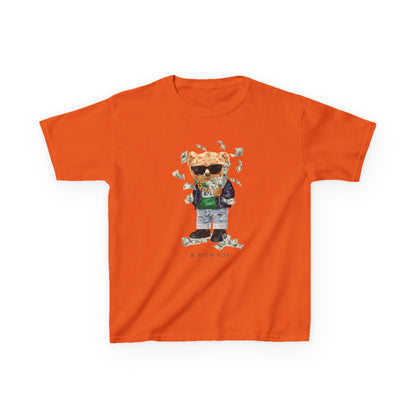 Cool Bear Kids Tee - Fun Graphic Shirt for Stylish Children, Gift for Birthdays, Everyday Wear, Casual Outfit, Unique Kids Apparel Orange
