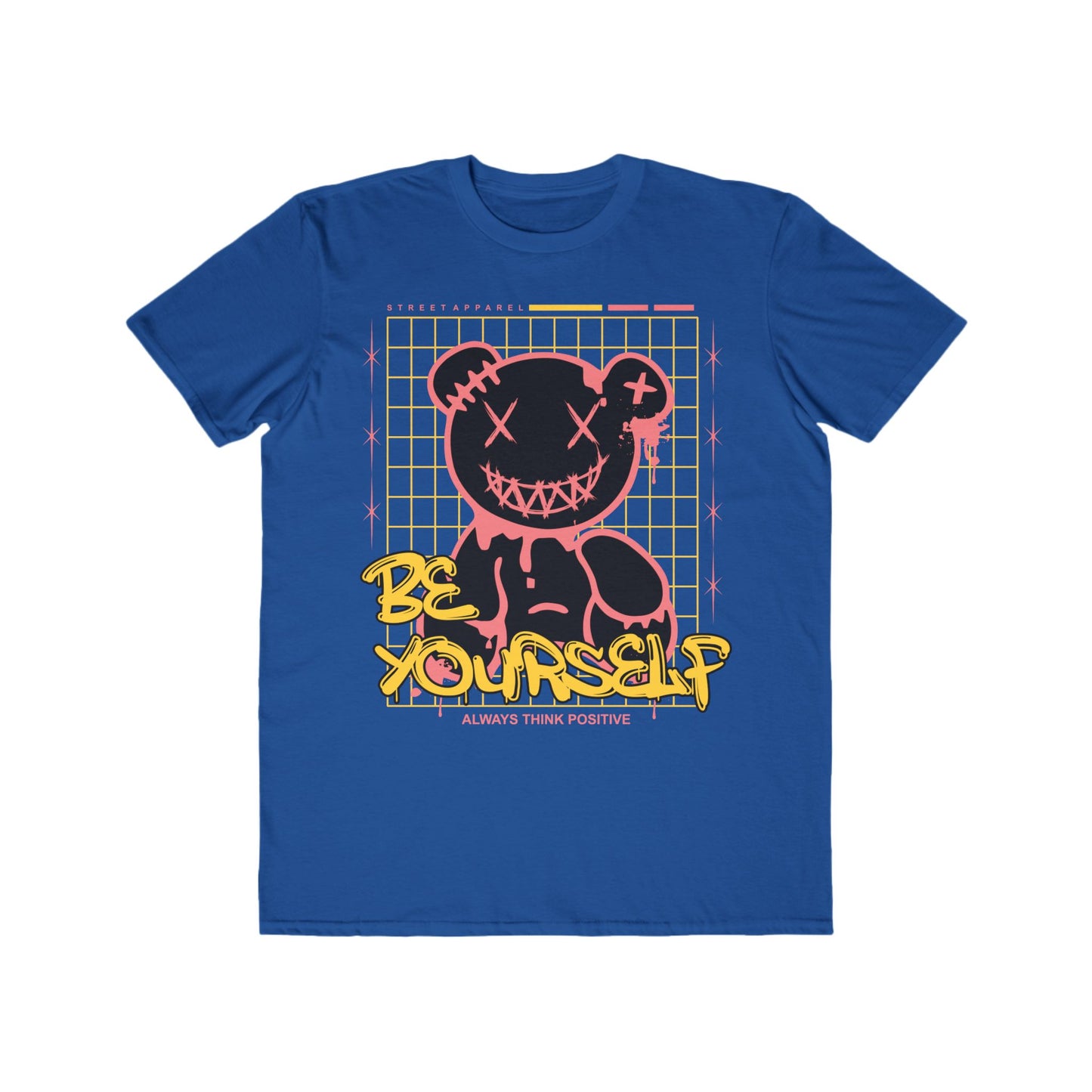 Urban Wear For Men - Be Yourself - Casual Streetwear, Positive Vibes, Gift for Him, Everyday Wear, Trendy Apparel Royal Blue