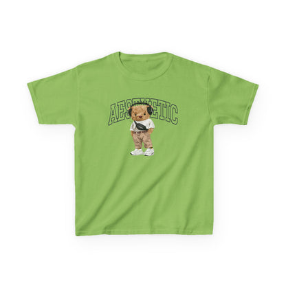 Aesthetic Kids Tee, Trendy Kid's Shirt, Cute Cotton Tee, Stylish Youth Apparel, Perfect Gift for Young Fashionistas Lime