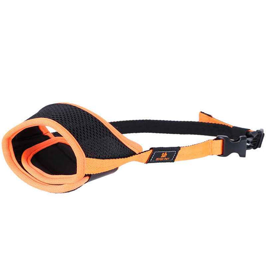 Mouth Cover To Prevent Eating Indiscriminately Large Labrador Dog Orange