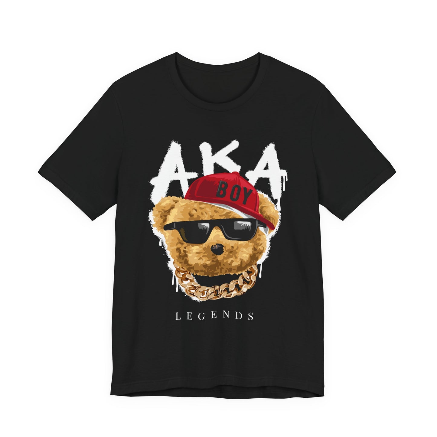 Legendary Bear Graphic Tee, Casual Summer Shirt, Bear Lover Gift, Hip-Hop Inspired T-Shirt, Streetwear Fashion Top, Unisex Apparel