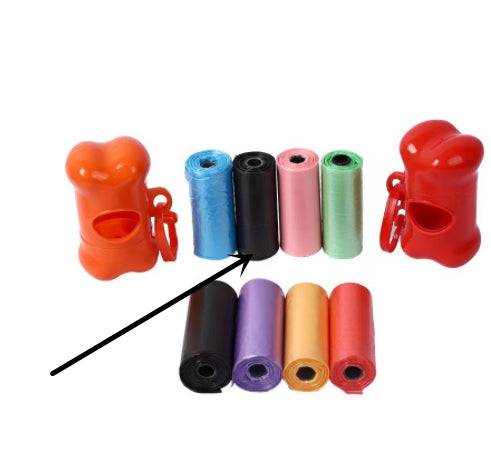 Pet Trash Bag Dog Poop Bags For Waste Refuse Cleanup Blacktrashbag