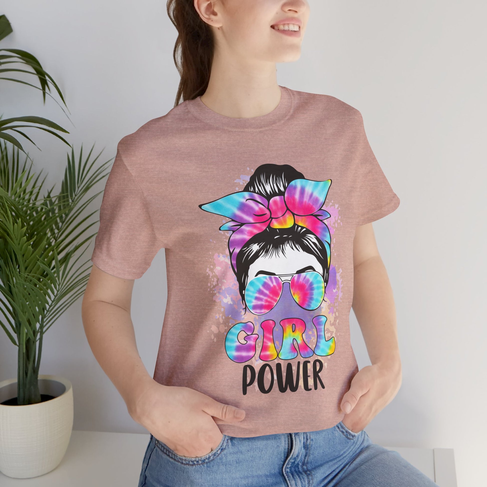 Empowering Girl Power Tee, Unisex T-Shirt for Girls, Feminist Apparel, Gift for Her, Cute Summer Top, Casual Statement Shirt