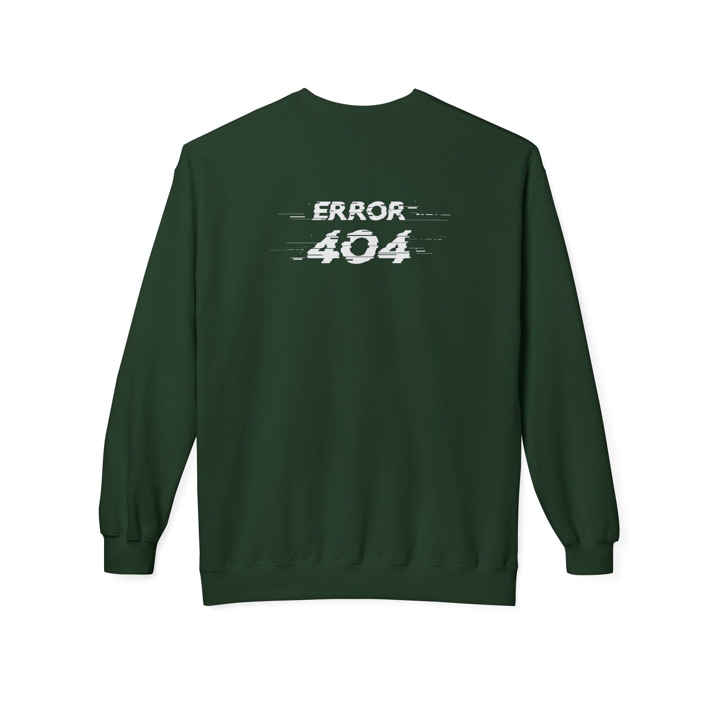 Error 404 Crewneck Sweatshirt, Funny Gift for Tech Lovers, Unisex Fleece Sweater, Casual Outfit, Geeky Humor Clothing