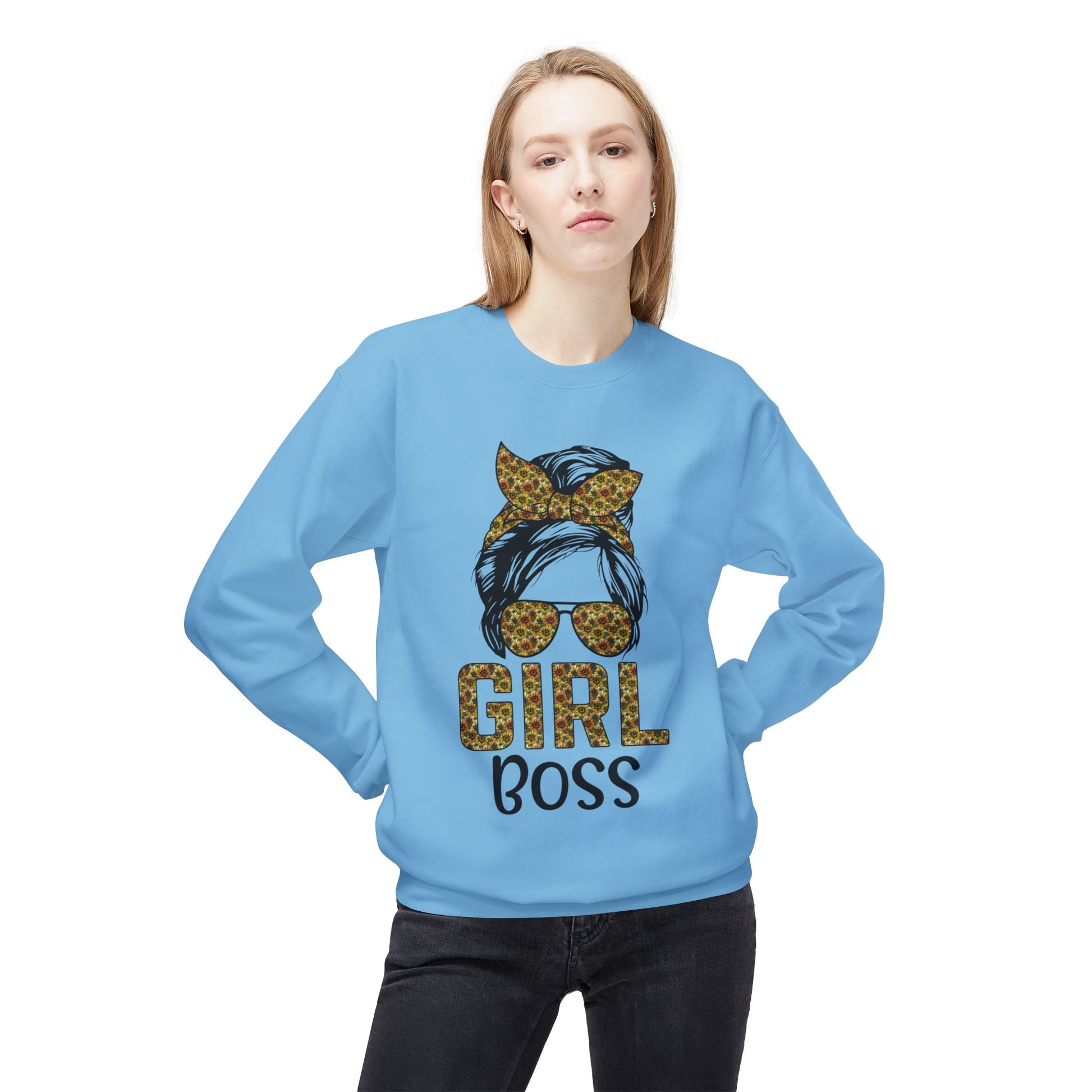 Empowerment Crewneck Sweatshirt, Girl Boss Sweatshirt, Women's Fashion, Cozy Style, Motivational Gift, Casual Wear