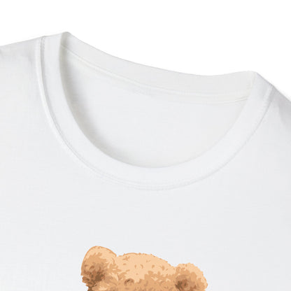 Street King Bear Unisex T-Shirt - Fun Vintage Style Tee, Casual Wear, Gift for Kids & Teens, Birthday Present, Streetwear Outfit