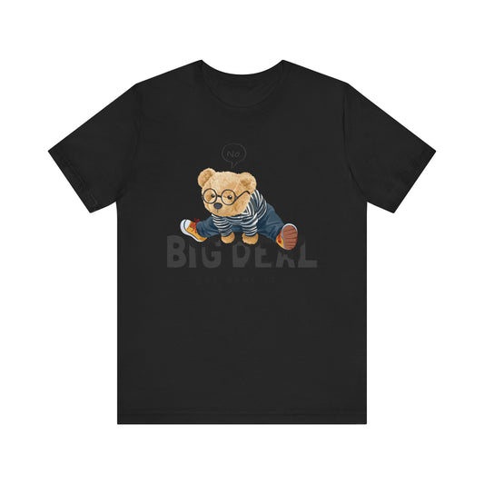 Cute Bear Graphic Tee, Casual Unisex Shirt, Gift for Kids, Birthday Party Outfit, Fun Everyday Wear