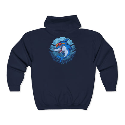 Shark-Themed Unisex Hoodie, Casual Fashion, Gift for Ocean Lovers, Perfect for Cozy Nights, Great for Beach Days, Fun Gift Idea