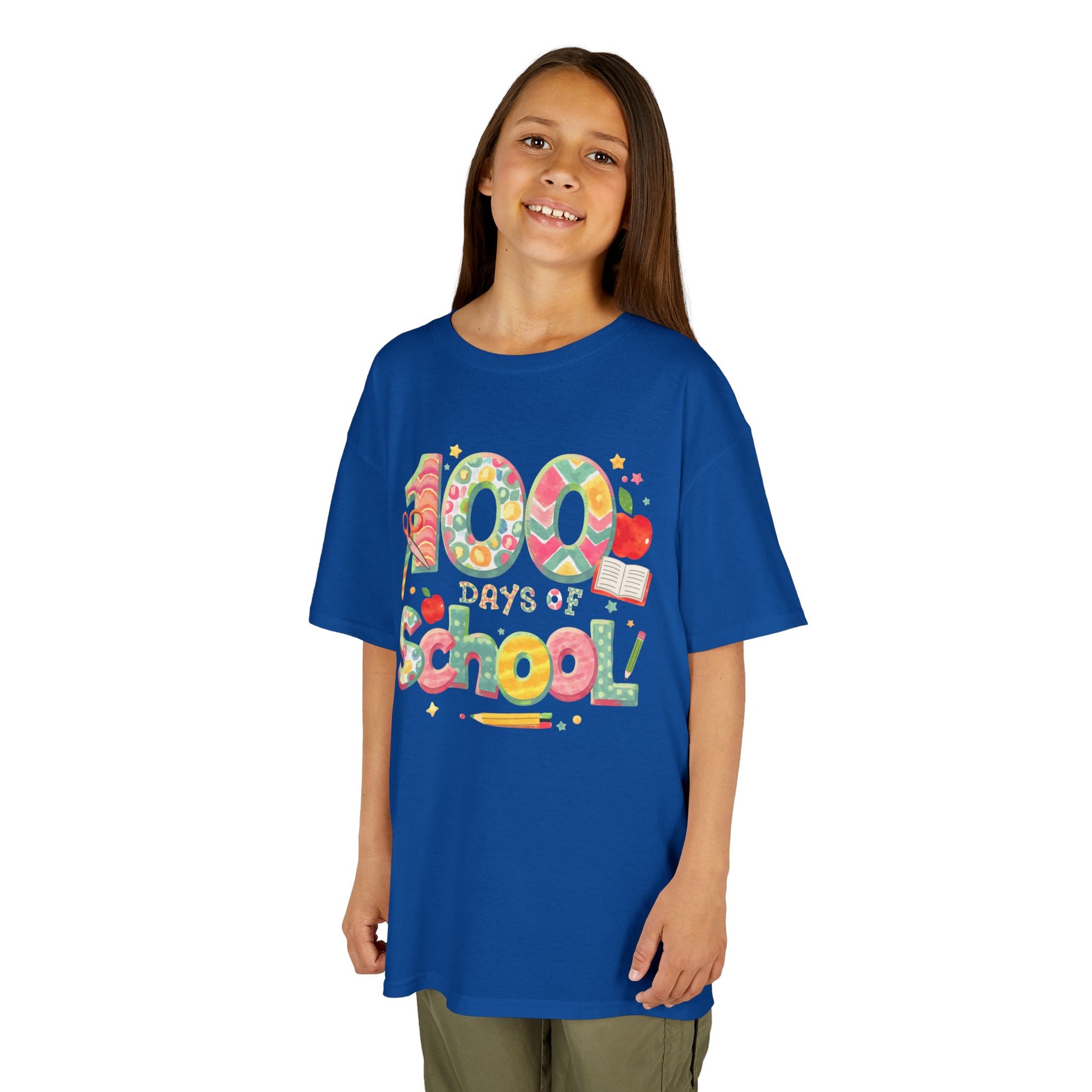 Kids School Celebration Tee - 100 Days of School, Class Shirt, Back to School Outfit, Fun Teacher Gift, Kids Education Apparel