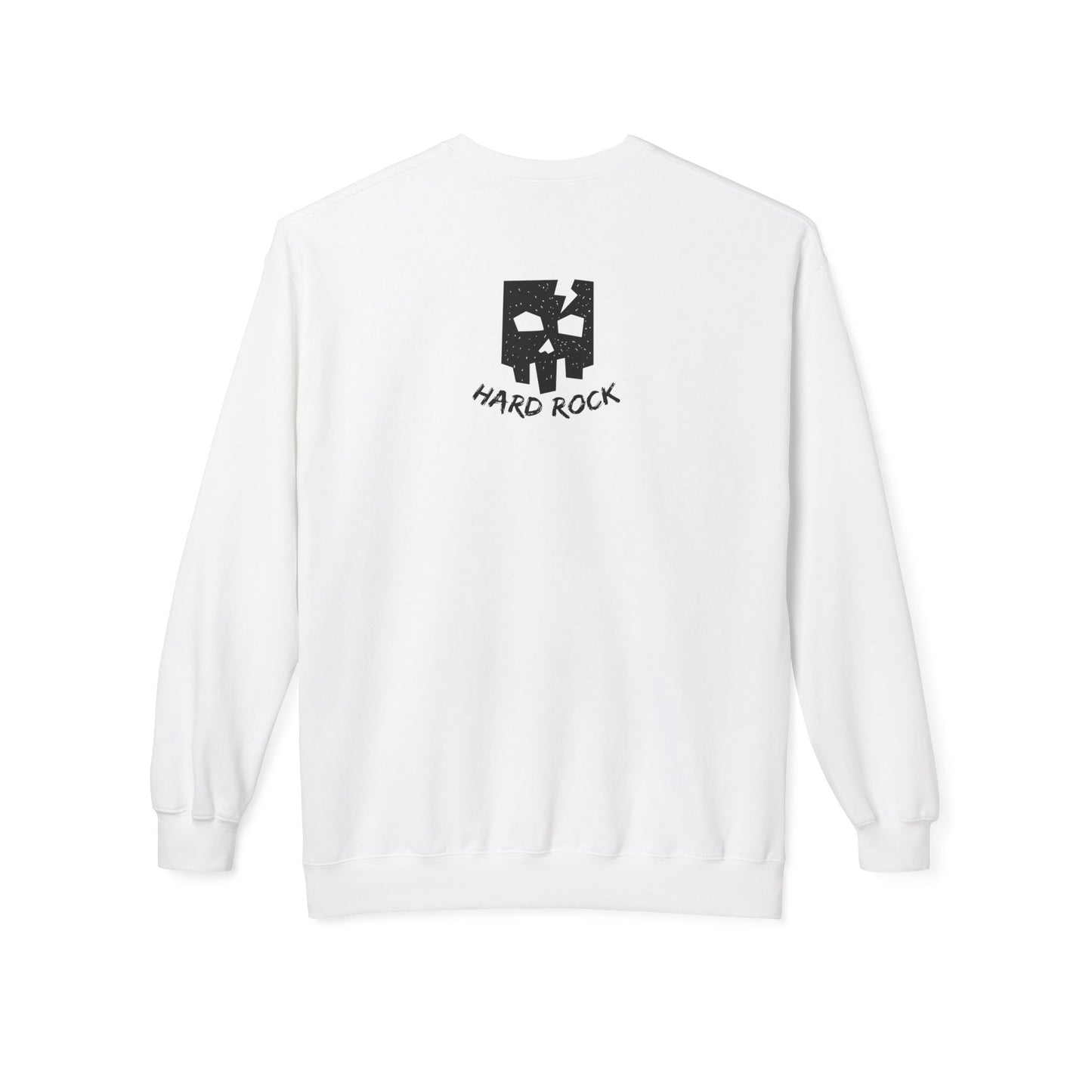 Unisex Hard Rock Sweatshirt, Cozy Music Lover Gift, Trendy Casual Wear, Perfect for Concerts, Birthday Present, Halloween Outfit