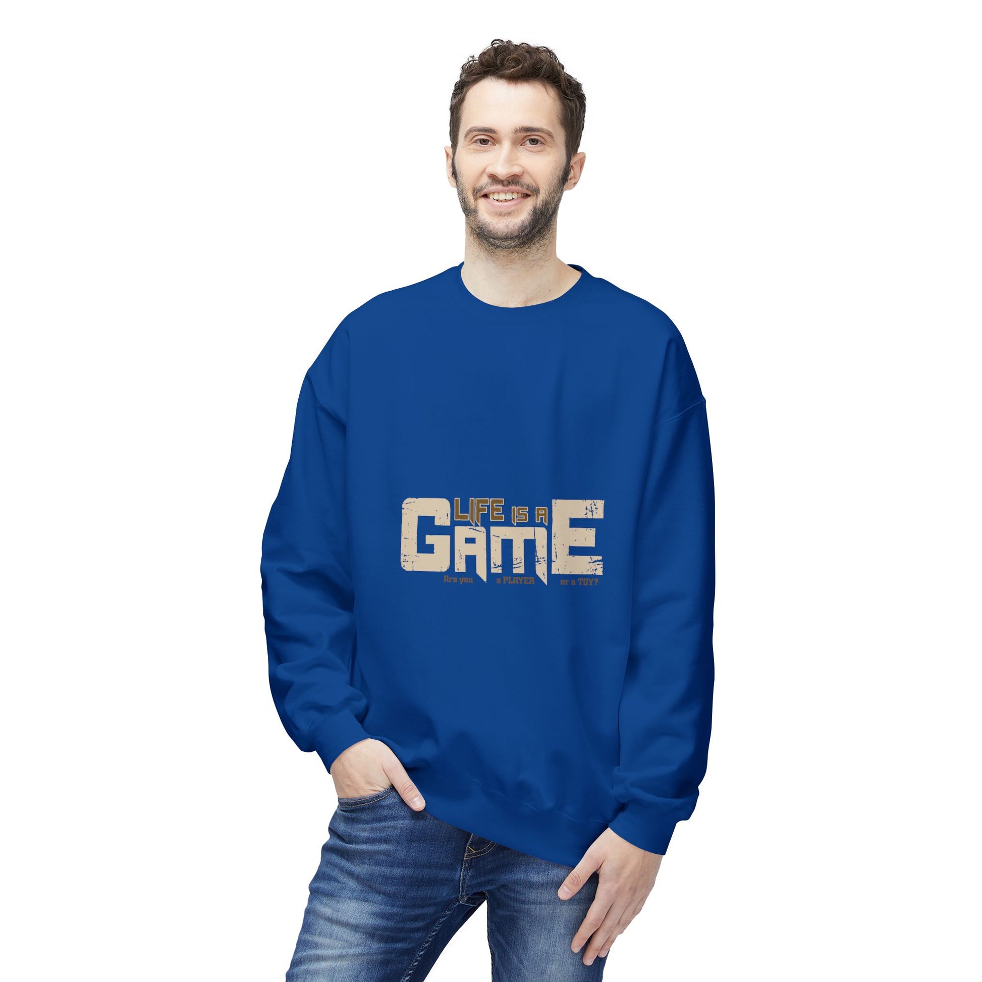 Game Life Unisex Sweatshirt, Soft Sweatshirt, Gamer Gift, Casual Wear, Birthday Gift, Inspirational Apparel