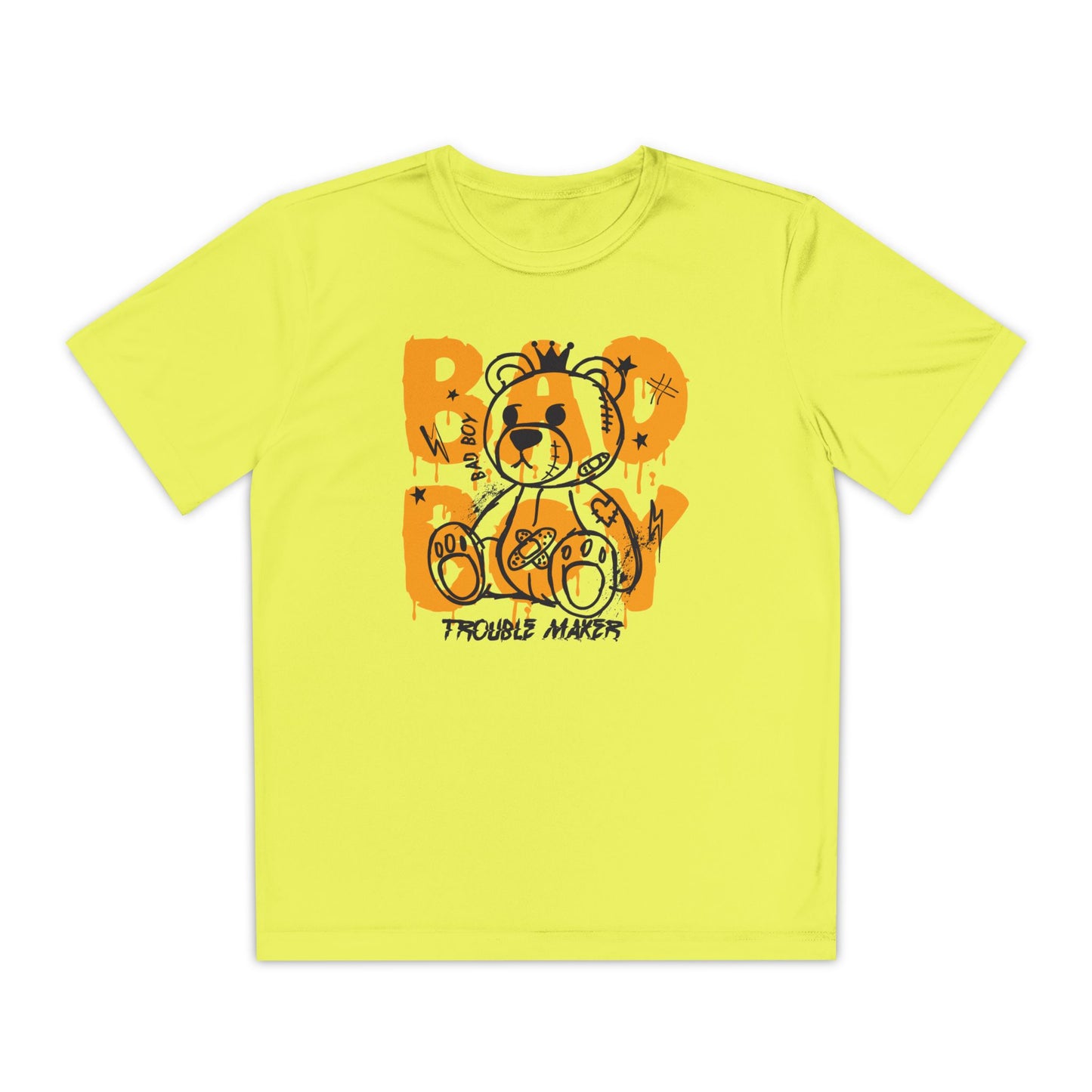 Youth Spirit Graphic Tee with Playful Bear Design, Fun Kids Shirt, Trendy Youth Apparel, Toddler Sportswear, Unique Birthday Gift
