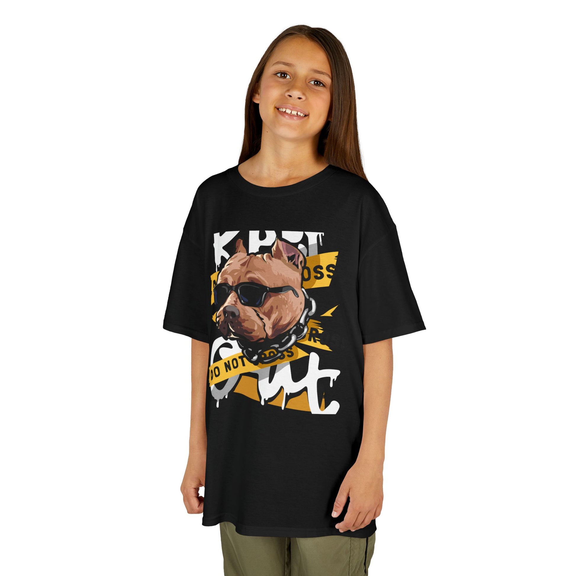 Cool Dog Graphic Kids Tee, Kids T-Shirt, Dog Lover Gift, Funny Animal Shirt, Birthday Gift, Casual Wear