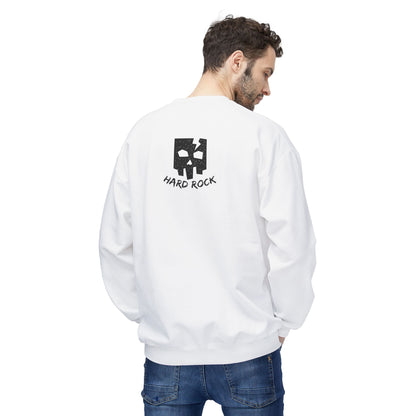 Unisex Hard Rock Sweatshirt, Cozy Music Lover Gift, Trendy Casual Wear, Perfect for Concerts, Birthday Present, Halloween Outfit