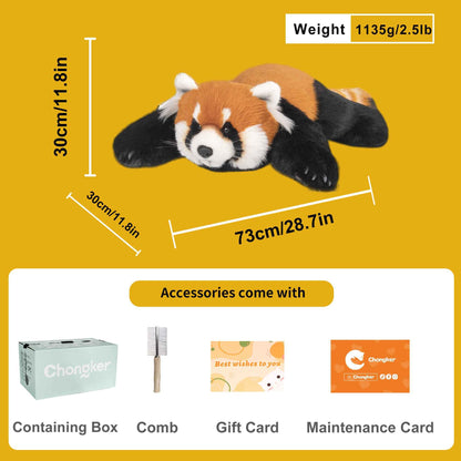 Red Panda Weighted Plush – Snuggle Toy for Relaxation