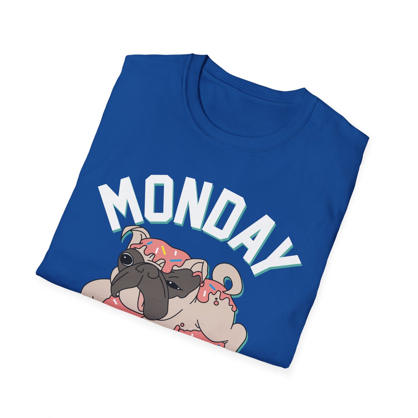 Cozy Cartoon Tee: Perfect for Lazy Days & Dog Lovers, Unisex Softstyle T-Shirt, Relaxed Fit, Casual Shirt, Cute Dog Design, Everyday Wear