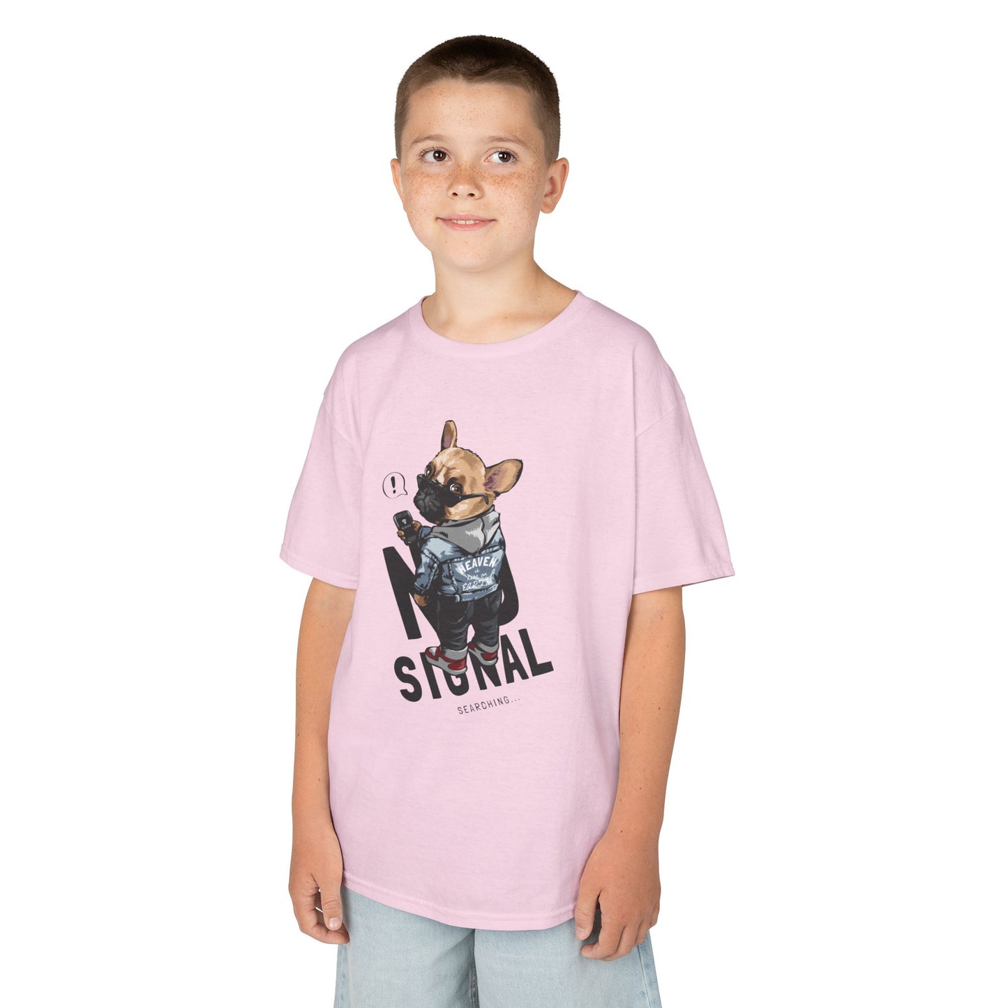 Kids Graphic Tee with Playful Dog Design, Casual Kids Tee, Pet Lovers Shirt, Fun Gift for Boys and Girls, Birthday Celebration Clothing