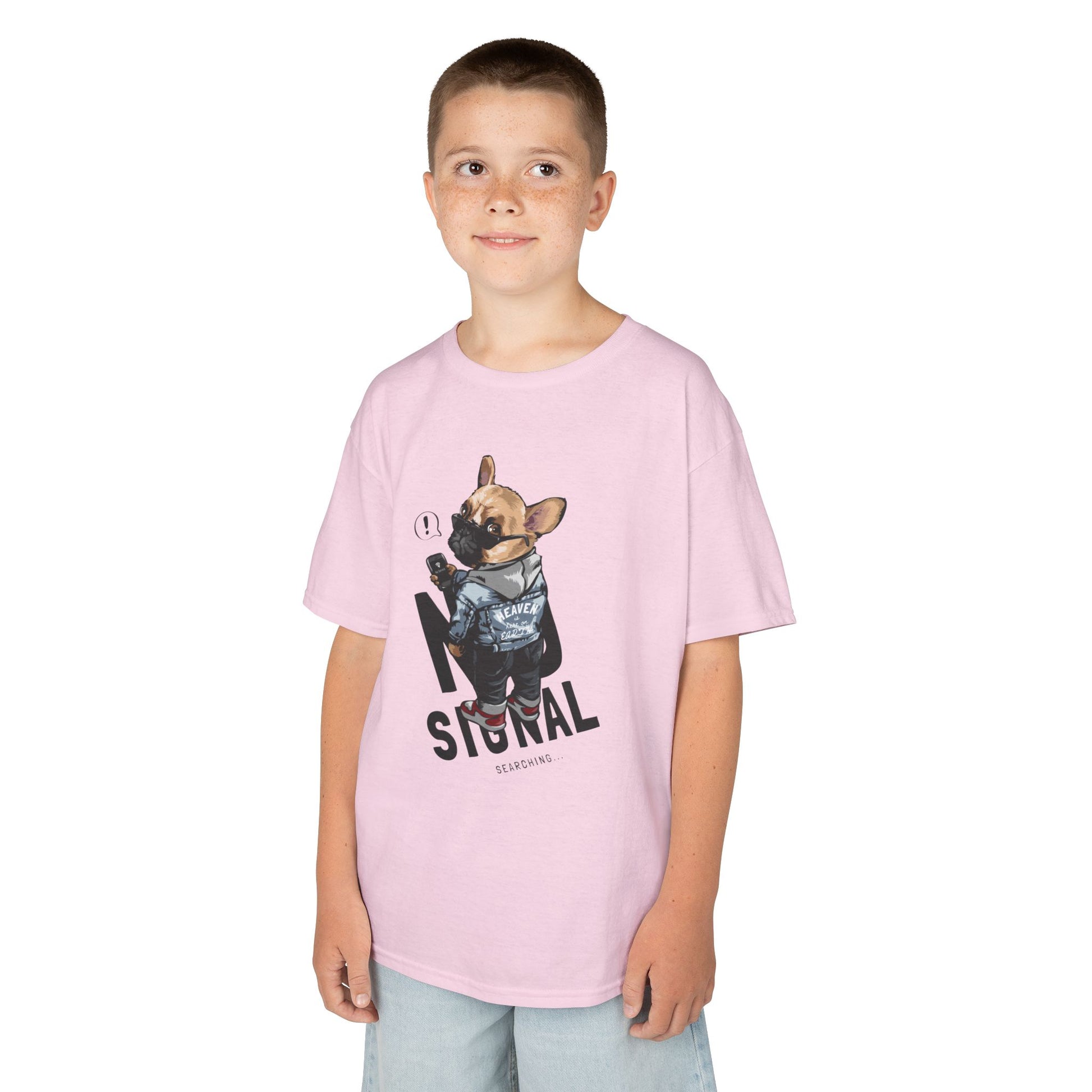 Kids Graphic Tee with Playful Dog Design, Casual Kids Tee, Pet Lovers Shirt, Fun Gift for Boys and Girls, Birthday Celebration Clothing