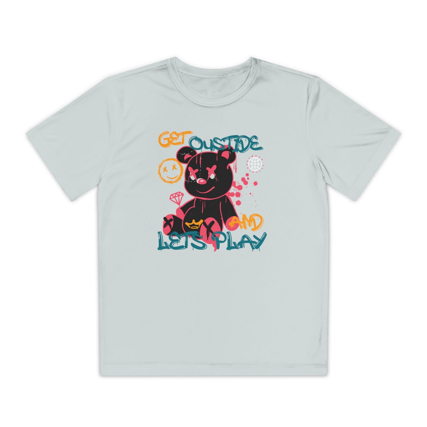 Youth Adventure T-Shirt - Get Outside and Play Kid's Tee, Fun Summer Top, Activewear, Outdoor Play, Gift for Boys and Girls