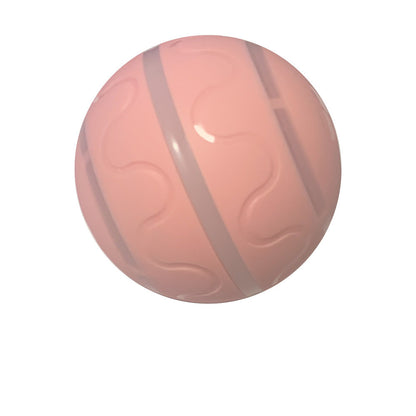 Pet New Cat Wicked Ball Toy Intelligent Ball USB Cat Toys Self Rotating Ball Automatic Rotation Ball Pink Without movement