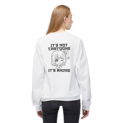 Anime Sweatshirt - It's Not Cartoons, Gift for Anime Fans, Casual Wear, Cozy Hoodie Alternative, Perfect for Conventions