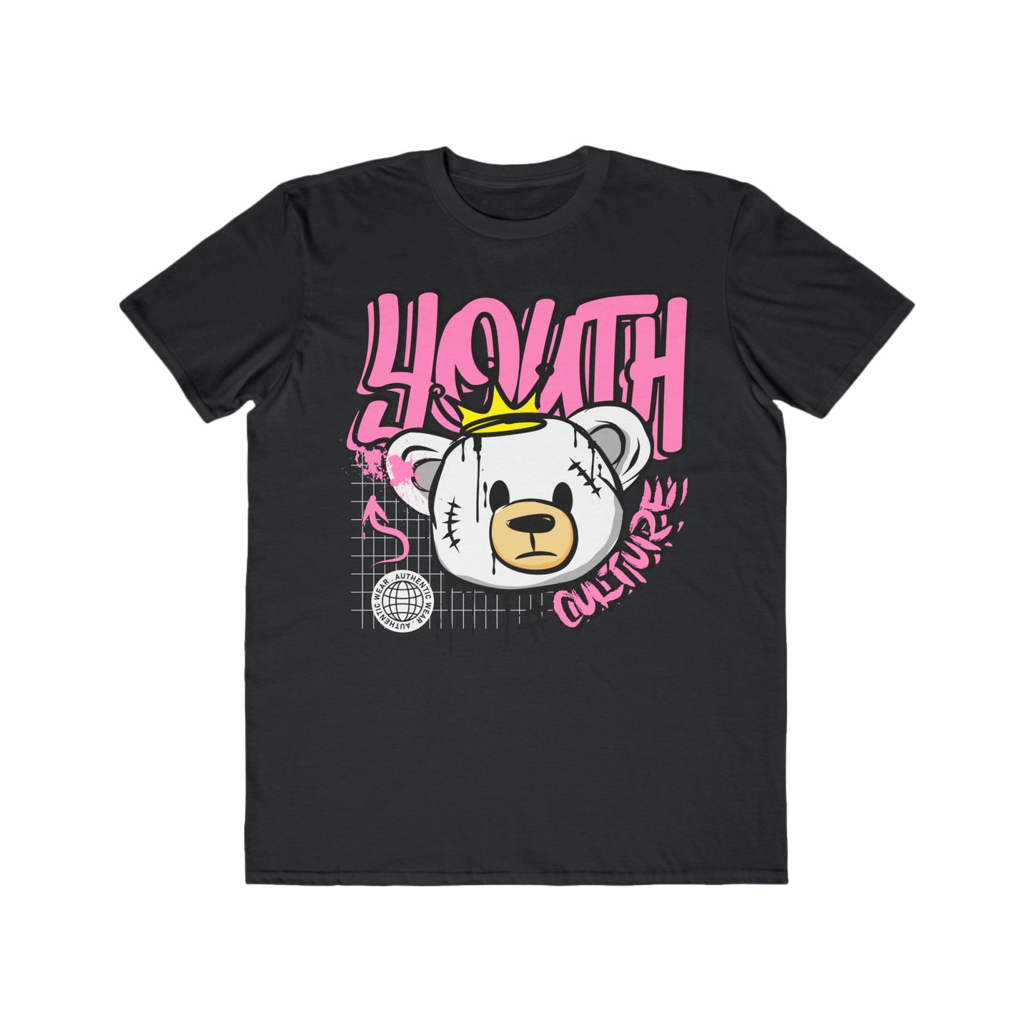 Urban Streetwear Tee, Youth Culture Graphic T-Shirt, Trendy Casual Wear for Teens, Unisex Fashion Top, Perfect Gift for Birthday Black