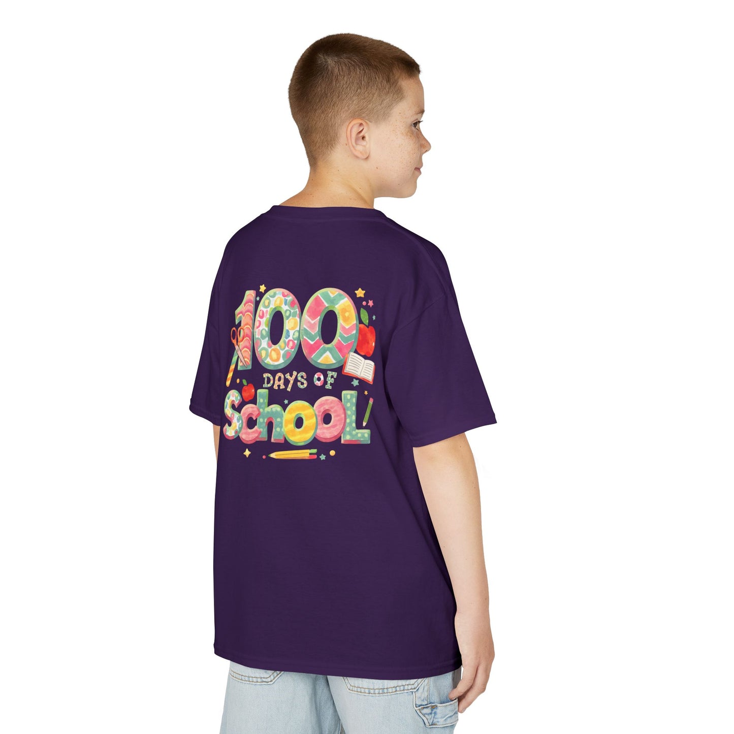 Kids School Celebration Tee - 100 Days of School, Class Shirt, Back to School Outfit, Fun Teacher Gift, Kids Education Apparel