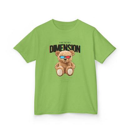 Kids Teddy Bear Graphic Tee, Fun Kids T-Shirt, Cute Gift for Children, Birthday Tee, Playful Shirt for Little Ones Lime